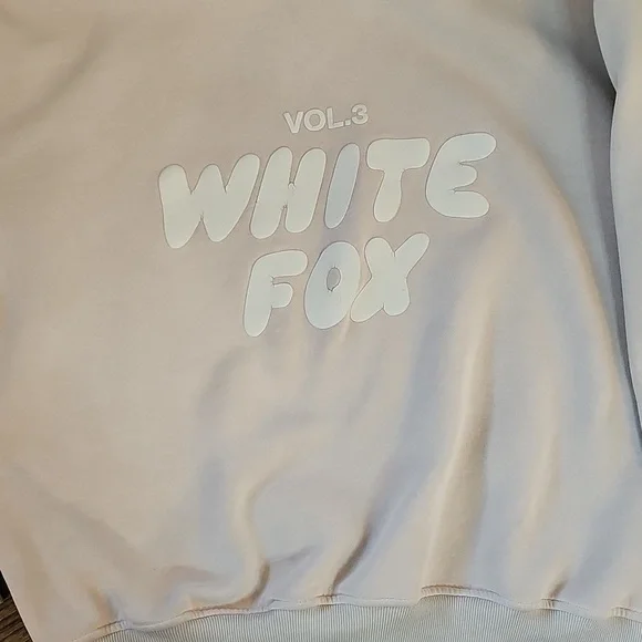 White Fox Boutique Greige High-Waist Track Joggers - Has Discoloration Stains - Picture 11 of 16